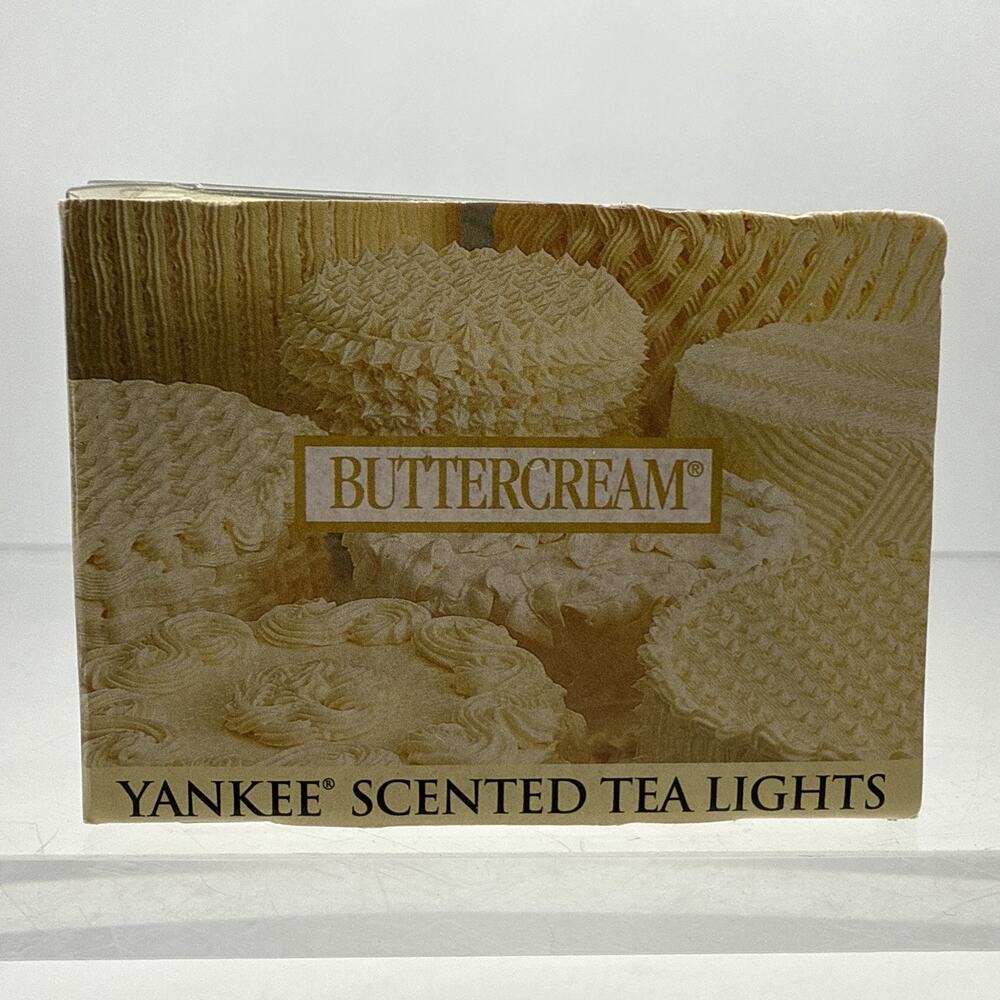 Yankee Candle Buttercream Tea Light Candles new inbox, 12 candles